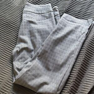 Gray Checkered womens Pants